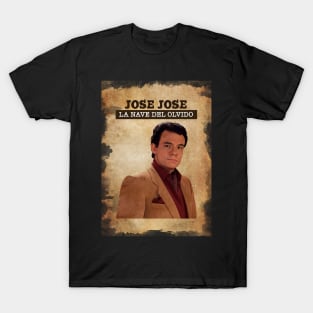 Vintage Old Paper 80s Style Jose Jose T-Shirt